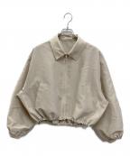 allurevilleアルアバイル）の古着「オーガンジーステンカラーブルゾン」｜ベージュ
