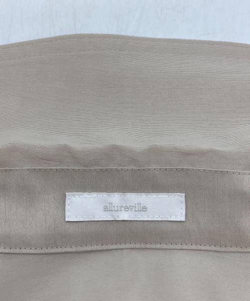 allureville（アルアバイル）allureville (アルアバイル) オーガンジーステンカラーブルゾン ベージュ サイズ:2の古着・服飾アイテム