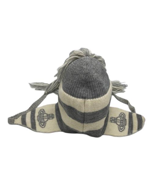 Vivienne Westwood（ヴィヴィアンウエストウッド）Vivienne Westwood (ヴィヴィアンウエストウッド) フラップ付ワッチ アイボリー×グレーの古着・服飾アイテム