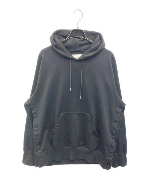 sacai（サカイ）sacai (サカイ) S Sweat Jersey Hoodie ブラック サイズ:3の古着・服飾アイテム
