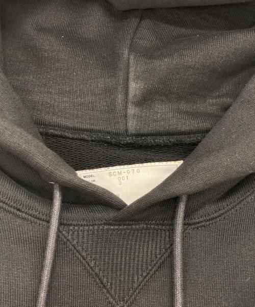 sacai（サカイ）sacai (サカイ) S Sweat Jersey Hoodie ブラック サイズ:3の古着・服飾アイテム