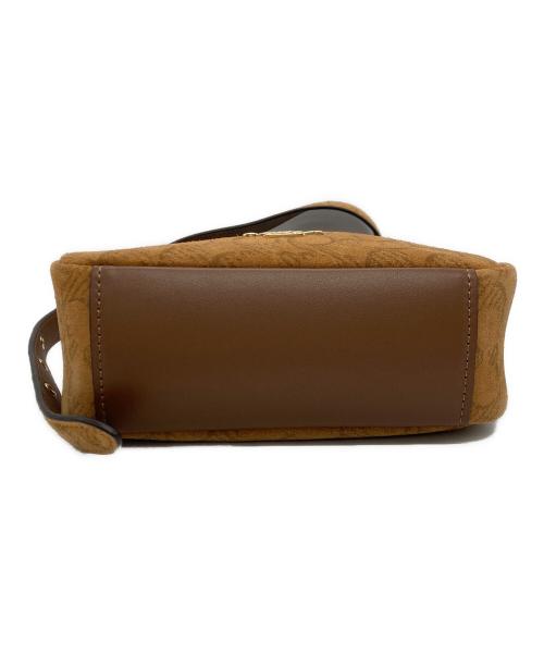 COACH（コーチ）COACH (コーチ) ハドリー ミニ クロスボディバッグ シグネチャー・スウェード ブラウンの古着・服飾アイテム