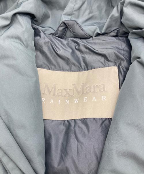 MaxMara RAINWEAR（マックスマーラ レインコート）MaxMara RAINWEAR (マックスマーラ レインコート) フーデットダウンジャケット グレー サイズ:40の古着・服飾アイテム
