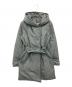 MaxMara RAINWEAR（マックスマーラ レインコート）の古着「フーデットダウンジャケット」｜グレー