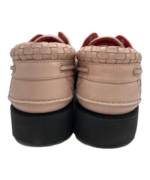 Timberland（ティンバーランド）Timberland (ティンバーランド) Supreme (シュプリーム) Woven 3-Eye Lug Shoe ピンク サイズ:26cmの古着・服飾アイテム