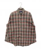 RALPH LAURENラルフローレン）の古着「【古着】チェックシャツ」｜グリーン