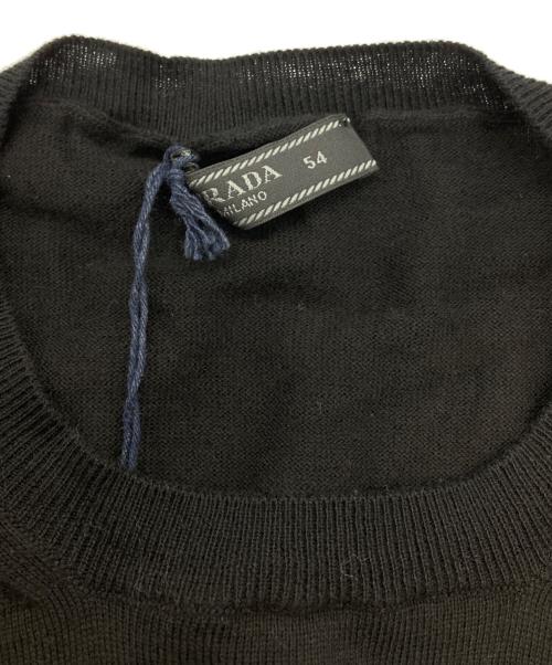 PRADA（プラダ）PRADA (プラダ) バージンウールニット ブラック サイズ:54 未使用品の古着・服飾アイテム