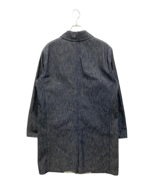 MACKINTOSH（マッキントッシュ）MACKINTOSH (マッキントッシュ) コットンデニムステンカラーコート インディゴ サイズ:40の古着・服飾アイテム