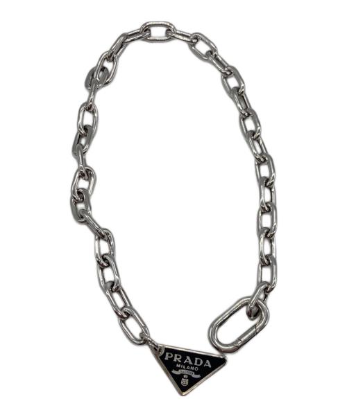 PRADA（プラダ）PRADA (プラダ) SMALTO JEWELS A シルバー サイズ:L 未使用品の古着・服飾アイテム