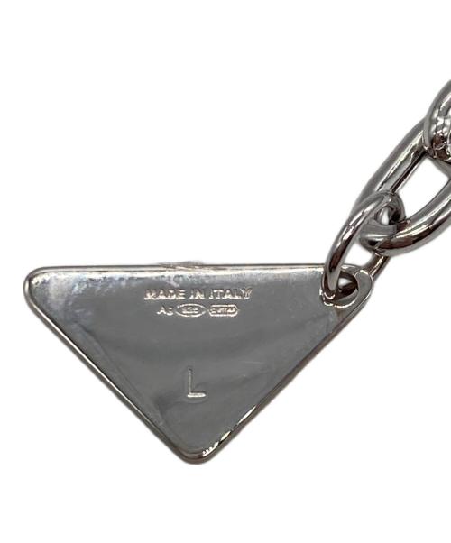 PRADA（プラダ）PRADA (プラダ) SMALTO JEWELS A シルバー サイズ:L 未使用品の古着・服飾アイテム