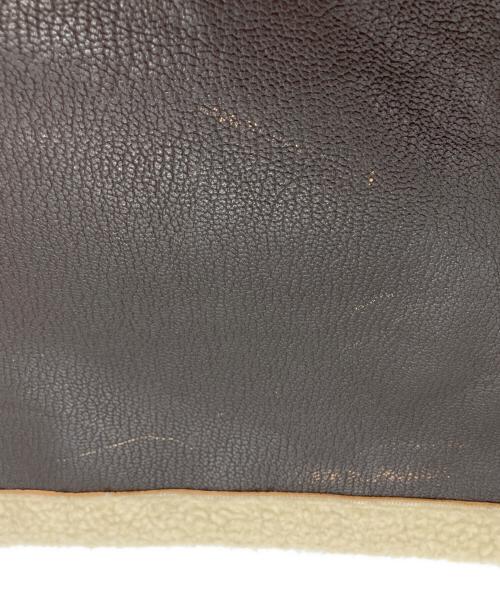 Hysteric Glamour（ヒステリックグラマー）Hysteric Glamour (ヒステリックグラマー) ムートンボンディング D-1 レザー ジャケット ブラウン サイズ:Lの古着・服飾アイテム