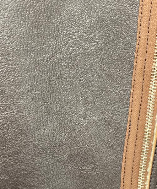 Hysteric Glamour（ヒステリックグラマー）Hysteric Glamour (ヒステリックグラマー) ムートンボンディング D-1 レザー ジャケット ブラウン サイズ:Lの古着・服飾アイテム