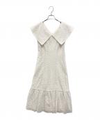 HER LIP TOハーリップトゥ）の古着「Como Back Lace-Up Dress」｜ホワイト