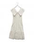 Her lip to（ハーリップトゥ）の古着「Como Back Lace-Up Dress」｜ホワイト