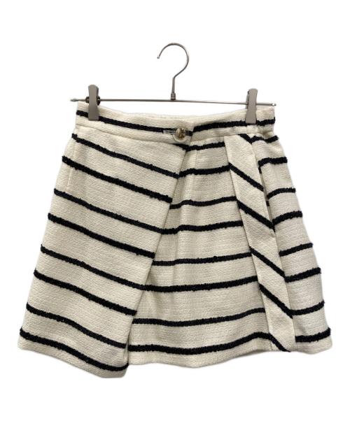 rosy monster（ロージーモンスター）rosy monster (ロージーモンスター) marine tweed short pants ホワイト サイズ:S 未使用品の古着・服飾アイテム