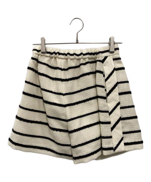 rosy monster（ロージーモンスター）rosy monster (ロージーモンスター) marine tweed short pants ホワイト サイズ:S 未使用品の古着・服飾アイテム