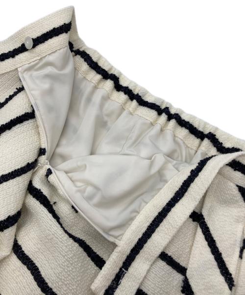 rosy monster（ロージーモンスター）rosy monster (ロージーモンスター) marine tweed short pants ホワイト サイズ:S 未使用品の古着・服飾アイテム