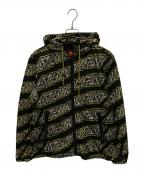 DIESELディーゼル）の古着「J SABORU 総柄ナイロンジャケット」｜ブラック