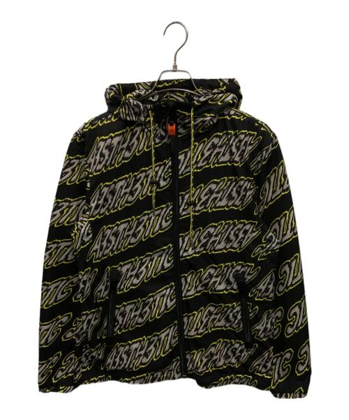 DIESEL（ディーゼル）DIESEL (ディーゼル) J SABORU 総柄ナイロンジャケット ブラック サイズ:XSの古着・服飾アイテム