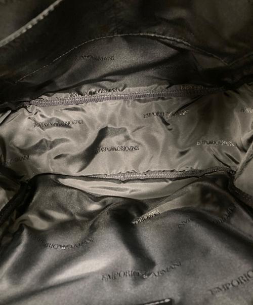 EMPORIO ARMANI（エンポリオアルマーニ）EMPORIO ARMANI (エンポリオアルマーニ) バックパック ブラックの古着・服飾アイテム