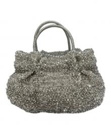 ANTEPRIMA（アンテプリマ）の古着「ワイヤーグリッターバッグ」｜シルバー