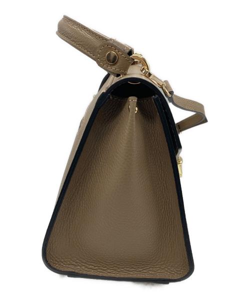 MARCO BIANCHINI（マルコビアンキーニ）MARCO BIANCHINI (マルコビアンキーニ) SLOBE IENA (スローブ イエナ) レザーフラップBAG ベージュの古着・服飾アイテム