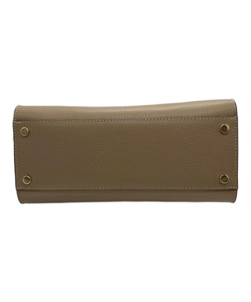 MARCO BIANCHINI（マルコビアンキーニ）MARCO BIANCHINI (マルコビアンキーニ) SLOBE IENA (スローブ イエナ) レザーフラップBAG ベージュの古着・服飾アイテム