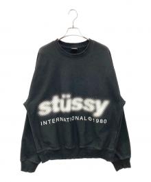 stussy（ステューシー）の古着「Blur Crew Ash Heather」｜ブラック