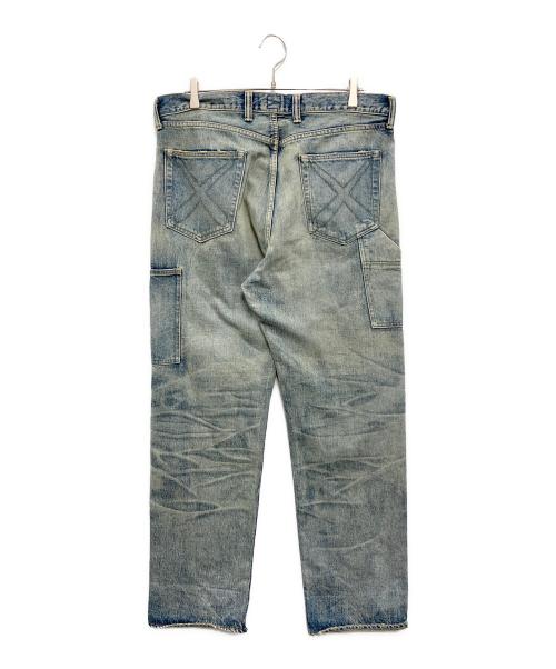 HUMAN MADE（ヒューマンメイド）HUMAN MADE (ヒューマンメイド) KAWS (カウズ) HUMAN MADE  Denim Pants インディゴ サイズ:XXLの古着・服飾アイテム
