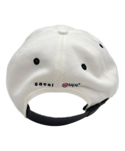 sacai（サカイ）sacai (サカイ) WTAPS (ダブルタップス) Cotton Twill Cap ホワイトの古着・服飾アイテム