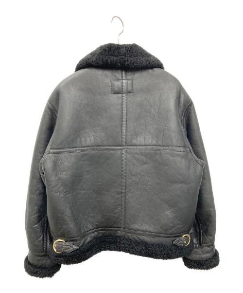 AVIATION co.（アビエイション）AVIATION co. (アビエイション) ［古着］B3ムートンフライトジャケット ブラック サイズ:Lの古着・服飾アイテム