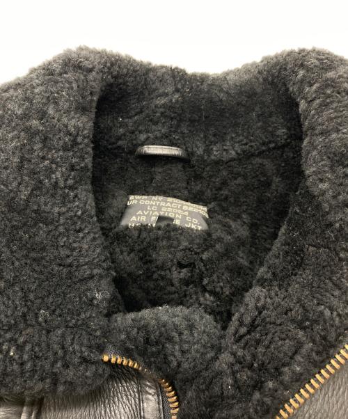 AVIATION co.（アビエイション）AVIATION co. (アビエイション) ［古着］B3ムートンフライトジャケット ブラック サイズ:Lの古着・服飾アイテム