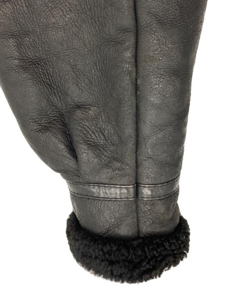 AVIATION co.（アビエイション）AVIATION co. (アビエイション) ［古着］B3ムートンフライトジャケット ブラック サイズ:Lの古着・服飾アイテム