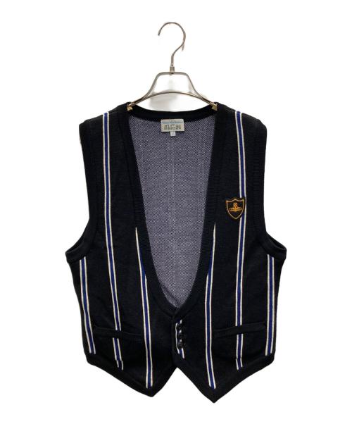 Vivienne Westwood man（ヴィヴィアン ウェストウッド マン）Vivienne Westwood man (ヴィヴィアン ウェストウッド マン) ニットベスト ネイビー サイズ:SIZE 46の古着・服飾アイテム
