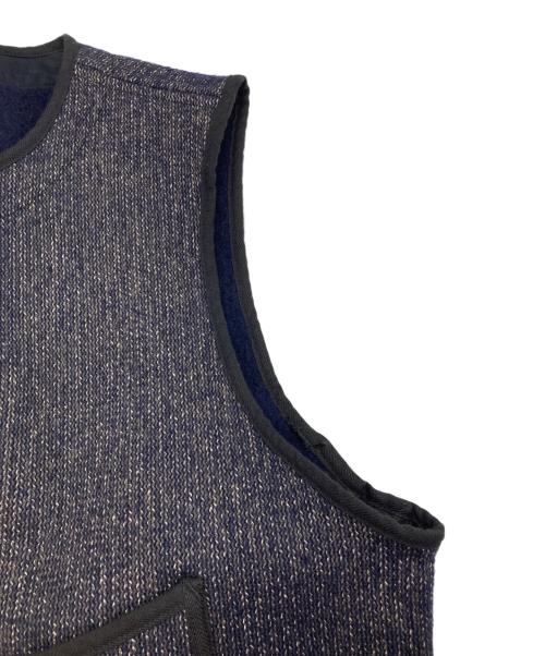 BROWN'S BEACH JACKET（ブラウンズビーチジャケット）BROWN'S BEACH JACKET (ブラウンズビーチジャケット) ビーチクロスアーリーベスト ネイビー サイズ:44の古着・服飾アイテム