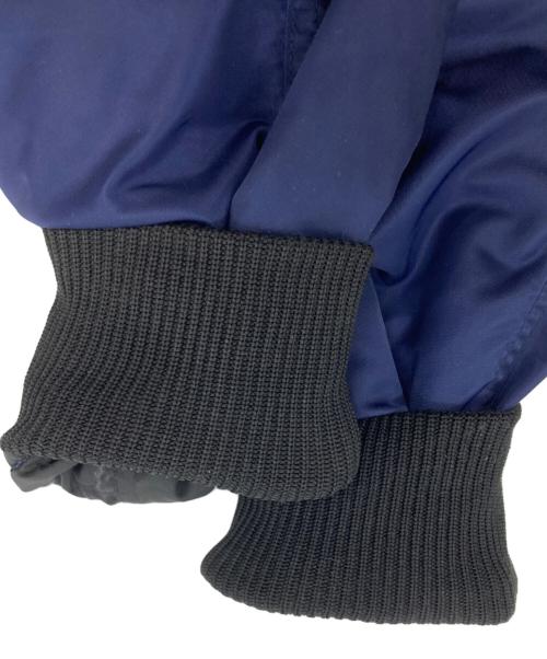 DIESEL（ディーゼル）DIESEL (ディーゼル) カラーブロックMA-1ジャケット ネイビー×カーキ サイズ:Mの古着・服飾アイテム