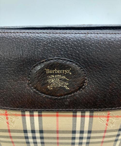 Burberry's（バーバリー）Burberry's (バーバリーズ) ノバチェック クラッチバッグ ベージュの古着・服飾アイテム