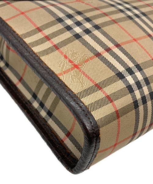Burberry's（バーバリー）Burberry's (バーバリーズ) ノバチェック クラッチバッグ ベージュの古着・服飾アイテム
