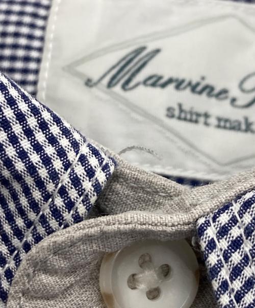 Marvine Pontiak Shirt Makers（マーヴィンポンティアックシャツメイカーズ）Marvine Pontiak Shirt Makers (マーヴィンポンティアックシャツメイカーズ) Two Tone SH ネイビー サイズ:FREEの古着・服飾アイテム