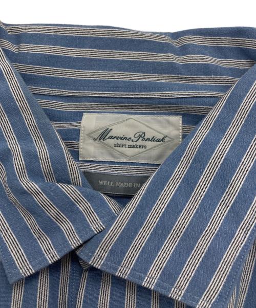 Marvine Pontiak Shirt Makers（マーヴィンポンティアックシャツメイカーズ）Marvine Pontiak Shirt Makers (マーヴィンポンティアックシャツメイカーズ) Italian Collar SH ブルー サイズ:FREEの古着・服飾アイテム
