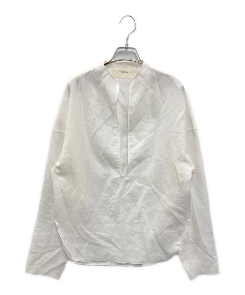 TODAYFUL（トゥデイフル）TODAYFUL (トゥデイフル) Slub Slit Shirts ホワイト サイズ:FREEの古着・服飾アイテム