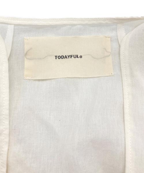 TODAYFUL（トゥデイフル）TODAYFUL (トゥデイフル) Slub Slit Shirts ホワイト サイズ:FREEの古着・服飾アイテム