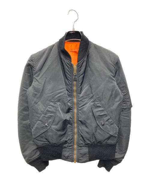 ALPHA INDUSTRIES（アルファインダストリーズ）ALPHA INDUSTRIES (アルファインダストリーズ) ［古着］MA-1ジャケット ブラック サイズ:Sの古着・服飾アイテム