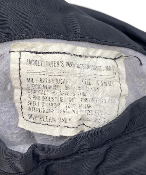 ALPHA INDUSTRIES（アルファインダストリーズ）ALPHA INDUSTRIES (アルファインダストリーズ) ［古着］MA-1ジャケット ブラック サイズ:Sの古着・服飾アイテム