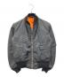 ALPHA INDUSTRIES（アルファインダストリーズ）の古着「［古着］MA-1ジャケット」｜ブラック