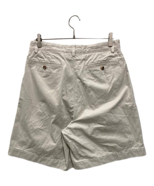 A.PRESSE（アプレッセ）A.PRESSE (アプレッセ) Two Tuck Chino Shorts アイボリー サイズ:SIZE　2の古着・服飾アイテム