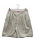 A.PRESSE（アプレッセ）の古着「Two Tuck Chino Shorts」｜アイボリー