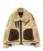 Schottショット）の古着「ボアフライトジャケット」｜ベージュ