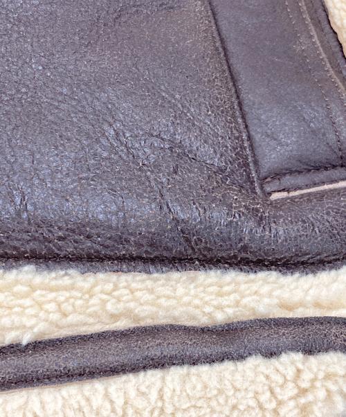 Schott（ショット）Schott (ショット) ボアフライトジャケット ベージュ サイズ:Mの古着・服飾アイテム