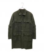 DOLCE & GABBANAドルチェ＆ガッバーナ）の古着「［古着］マルチポケット リバーシブルコート」｜オリーブ